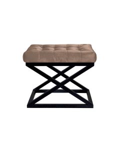 ATELIER DEL SOFA Tabure Capraz, crna/braon