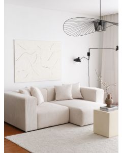 ATELIER DEL SOFA Ugaona garnitura Yolo Mini, bela