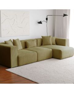 ATELIER DEL SOFA Ugaona garnitura Yolo, svetlo zelena