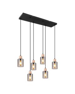 FORMA Visilica 6xE27 FE705-6V BK+WD