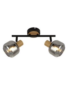 FORMA Spot lampa 2xE14 FE408-2 BK+WD