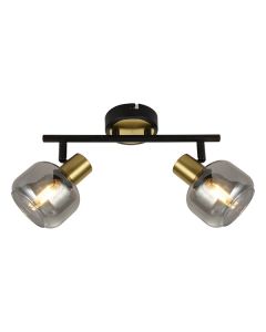 FORMA Spot lampa 2xE14 FE408-2 BK+SG