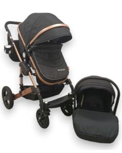 BBO Kolica za bebe Matrix 2u1, crna - GS-T106CRNS