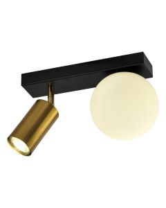 FORMA Spot lampa 1xGU10+1xE14 FG155-2 BK+SG