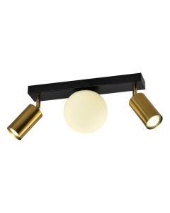 FORMA Spot lampa 2xGU10+1xE14 FG155-3 BK+SG