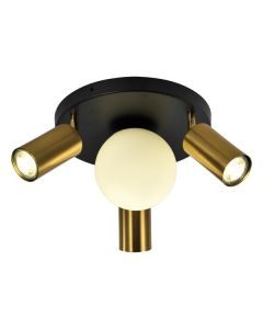 FORMA Spot lampa 3xGU10+1xE14 FG155-4 BK+SG