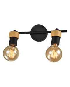 FORMA Spot lampa 2xE27 FE706-2 BK+WD