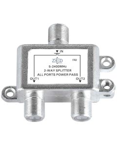 ZED ELECTRONIC Antenski razdelnik 1 ulaz - 2 izlaza, 5-2400MHz - FR2 - 1343