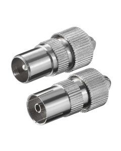 ZED electronic RF utikač + RF utičnica metalna - RF-SET2 - 1349-1