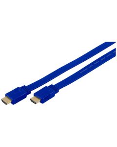 ZED ELECTRONIC HDMI kabl, pljosnati, 5.0 met, ver. 2.0, 3D, Ethernet - HDMI-FLT/5 - 9257