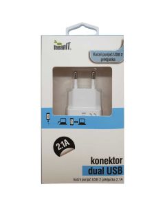 MEANIT Punjač kućni za smartphone USB 2 - 8208-1