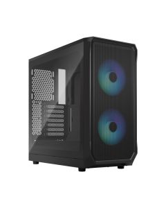 FRACTAL Kućište Design Focus 2 Black TG Clear Tint, FD-C-FOC2A-01