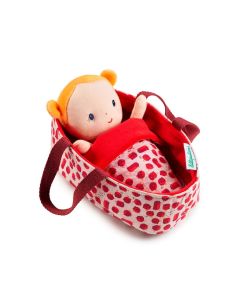 LILLIPUTIENS Plišana lutka beba Agata u nosiljci - 83133
