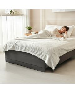 VIKTORIJA Ćebe White 200x200cm Dezen 11