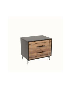 HANAH HOME Noćni ormarić Night, braon - 854KLN3083