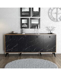 HANAH HOME Komoda Elite 1618, crna - 389MZA1133
