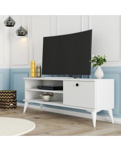 HANAH HOME TV komoda Retro 1564, bela - 389MZA1155