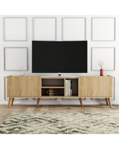 HANAH HOME TV komoda Lotus 1350, svetlobraon - 389MZA1172