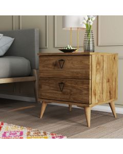 HANAH HOME Noćni ormarić Versa-Ce 3630, braon - 389MZA1710