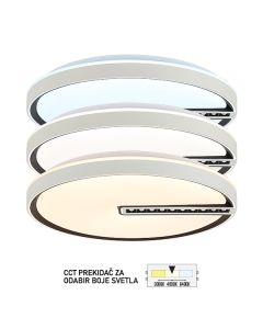 FORMA LED plafonjera CCT 36W 3000K,4000K,6400K LP-405-36X BK