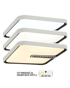 FORMA LED plafonjera CCT 36W 3000K,4000K,6400K LP-610-36X BK