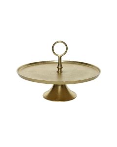 POLIMONT Metalni stalak za kolače zlatni 43x27 cm - 391257
