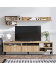 HANAH HOME TV komoda Debbie, svetlobraon - 393MRD1207