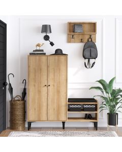 HANAH HOME Cipelarnik Jess, svetlobraon - 393MRD1212