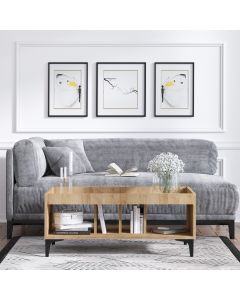 HANAH HOME Klub sto Luke, svetlobraon - 393MRD1215