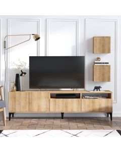 HANAH HOME TV komoda Lupin, svetlobraon - 393MRD1216