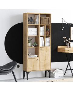 HANAH HOME Polica za knjige Castor, svetlobraon - 393MRD1233