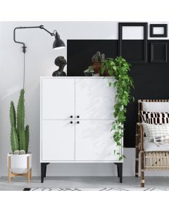 HANAH HOME Komoda Moon, bela - 393MRD1257
