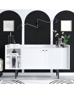 HANAH HOME Komoda Magnetor, bela - 393MRD1258