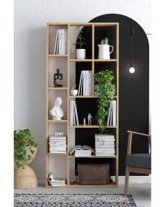 HANAH HOME Polica za knjige Demios, svetlo braon