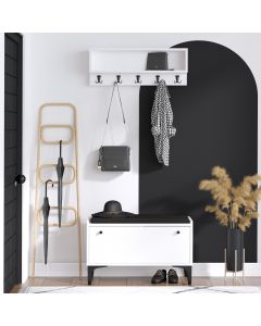 HANAH HOME Cipelarnik Scoty, bela - 393MRD1279