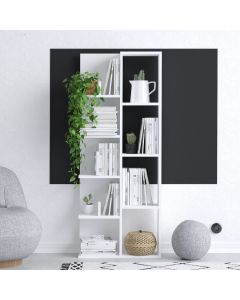 HANAH HOME Polica za knjige Viva, bela - 393MRD1290