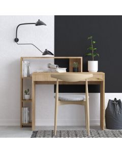 HANAH HOME Radni sto Uma, svetlo braon