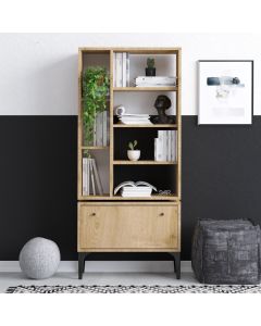 HANAH HOME Polica za knjige Fix, braon