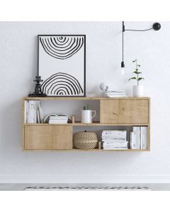 HANAH HOME Komoda Flora, svetlobraon - 393MRD1317