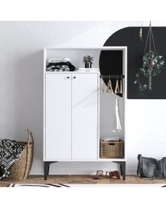 HANAH HOME Cipelarnik Julia, bela - 393MRD1414