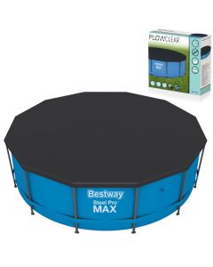 BESTWAY Prekrivač za bazen 366cm, crna
