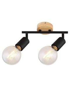 Rabalux Spot rasveta Pablo E27 2x MAX 40W mat crno (3977) - 3977