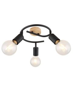 Rabalux Spot rasveta Pablo E27 3x MAX 40W mat crno (3978) - 3978