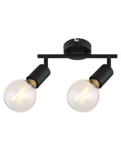 Rabalux Spot rasveta Lamar E27 2x MAX 40W mat crno (3987) - 3987