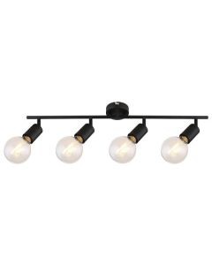 Rabalux Spot rasveta Lamar E27 4x MAX 40W mat crno (3989) - 3989