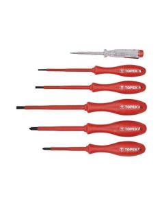 TOPEX Odvijač za električare 6+1 1000V - 39D155