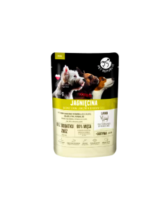 PetRepublic Kesica za Pse 100g x 24 komada– Sitno Iseckana Jagnjetina u Nežnom Sosu