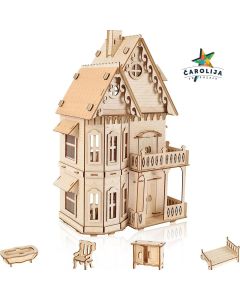 3D DRVENA PUZZLA - GOTSKA VILA