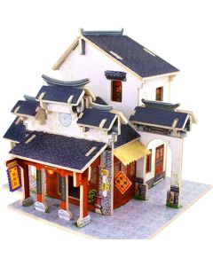 3d drvena slagalica - Prodavnica svile - 138