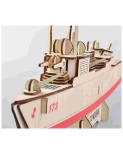3d drvena puzzle - 052D BROD RAZARAČ - 75-1
